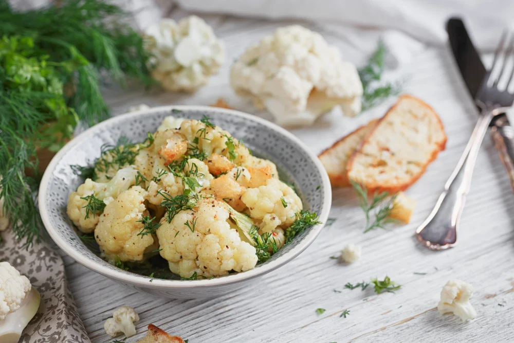 glacierter Blumenkohl