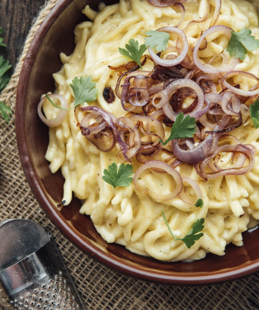 selbstgemachte SpaĢtzle